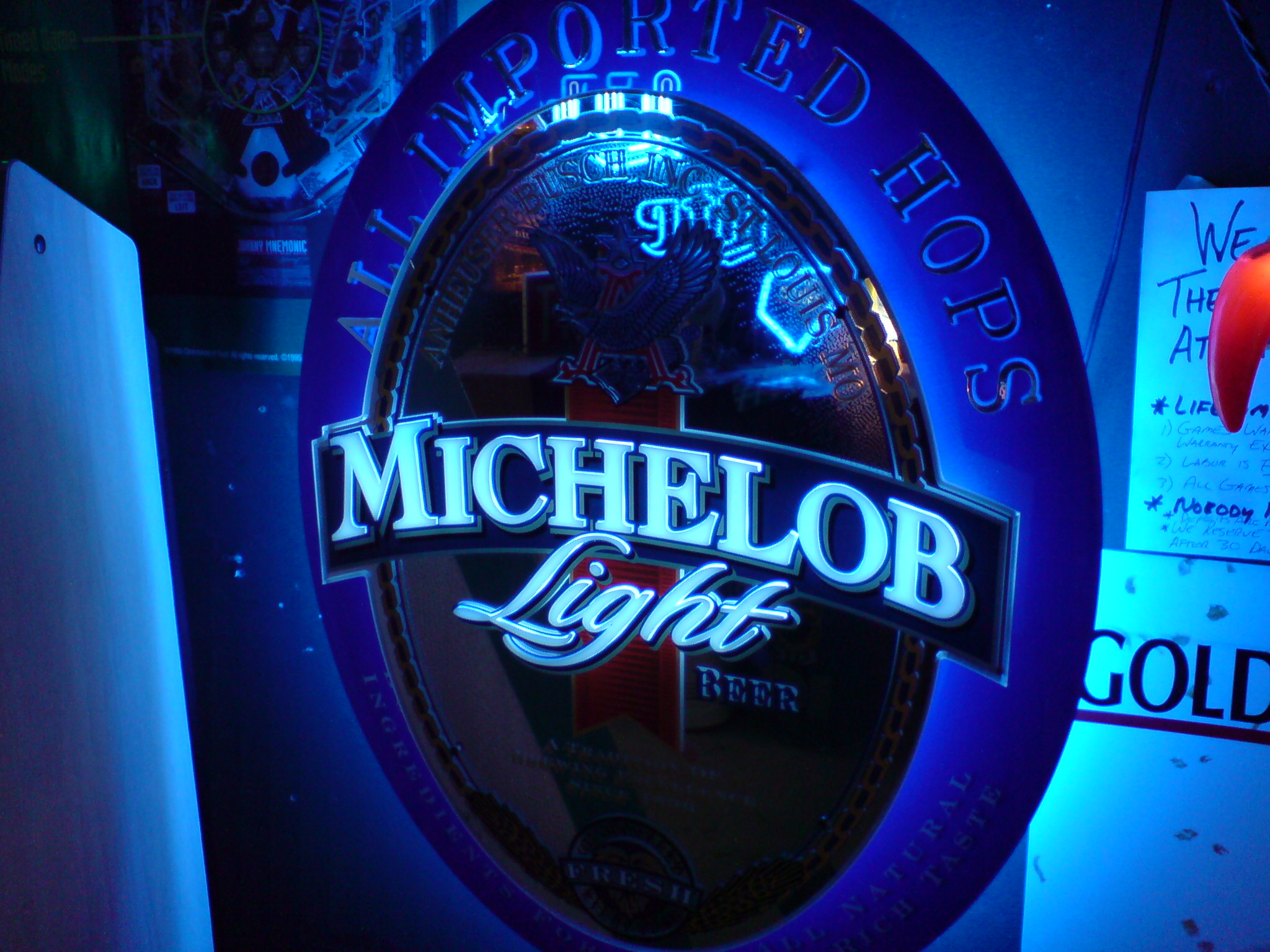 Michelob Light Neon